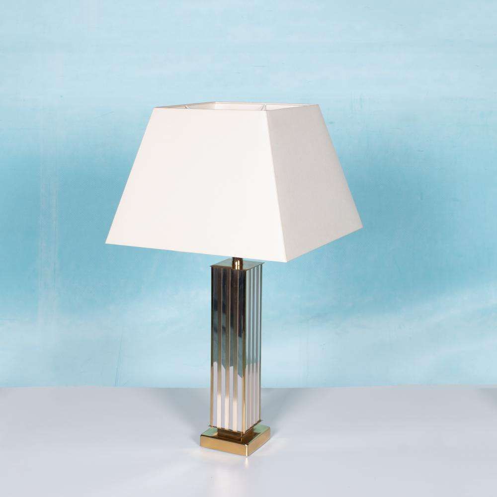 Vintage Xl Tafellamp Jaren 70, Minimalistisch Hotel Chic photo furniture