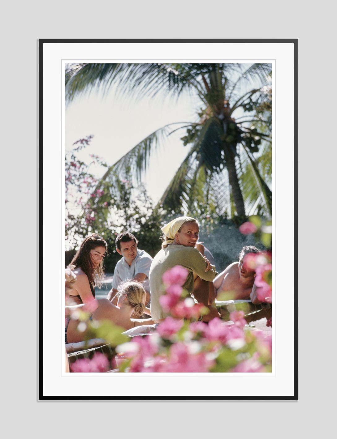 Slim Aarons 'Alice In Acapulco' Archival Pigment Print Framed In Black photo furniture