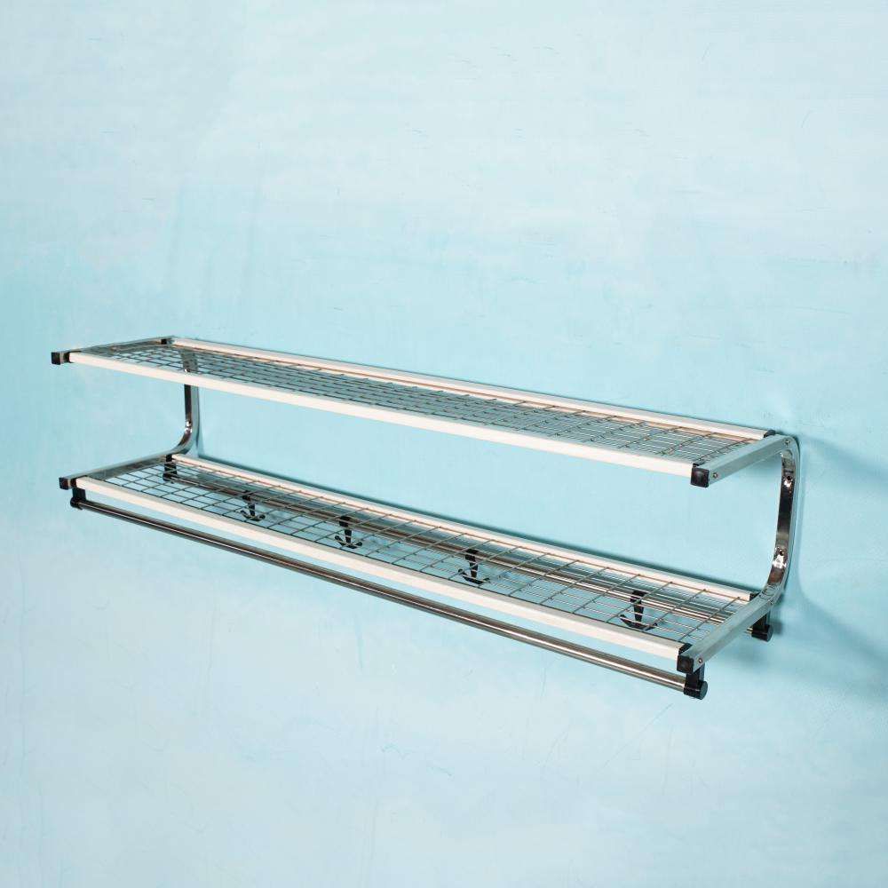 Vintage Scandinavian Tubular Frame Coat Rack From The 1960s