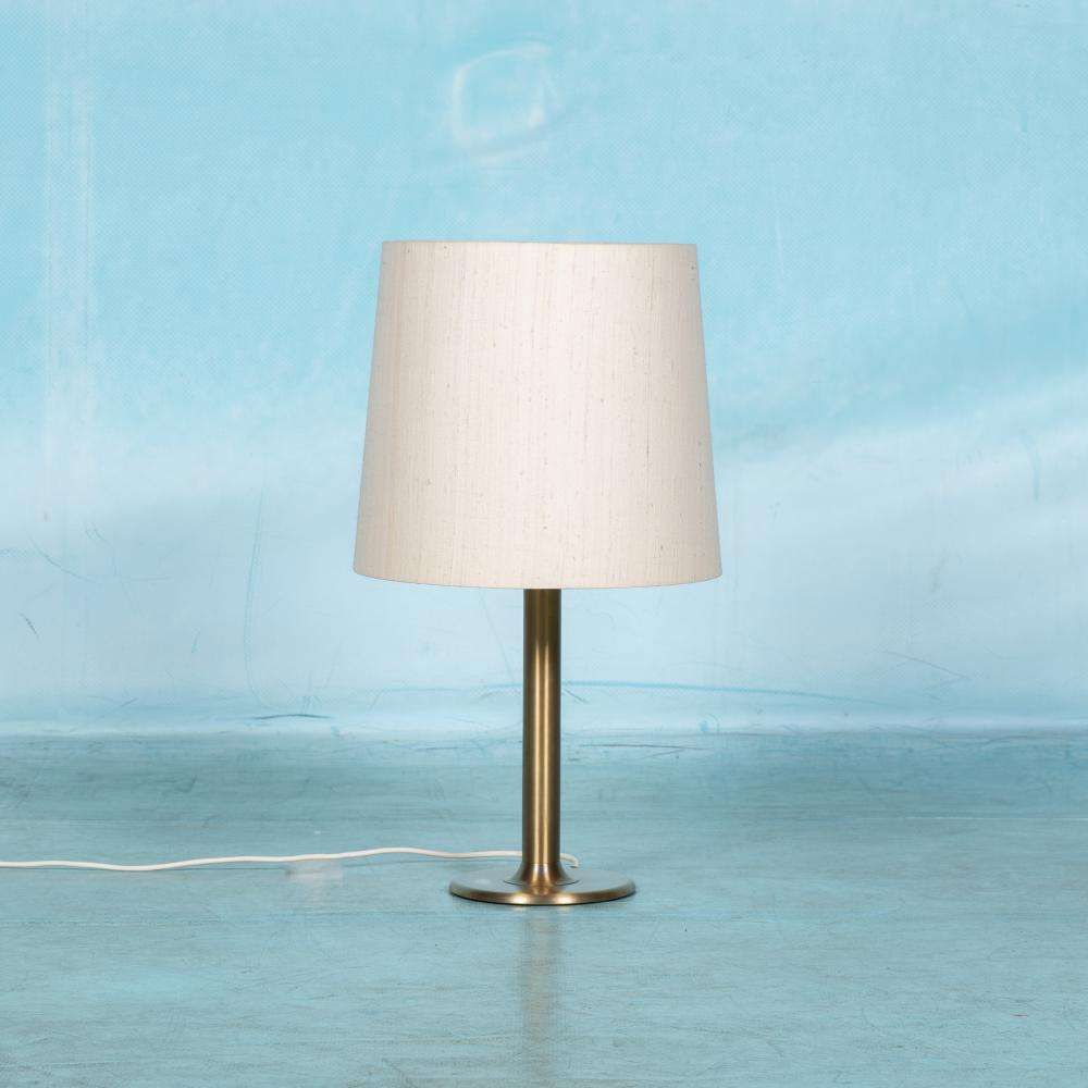 Vintage 70s Table Lamp, Minimalist Japandi Desk Light photo furniture