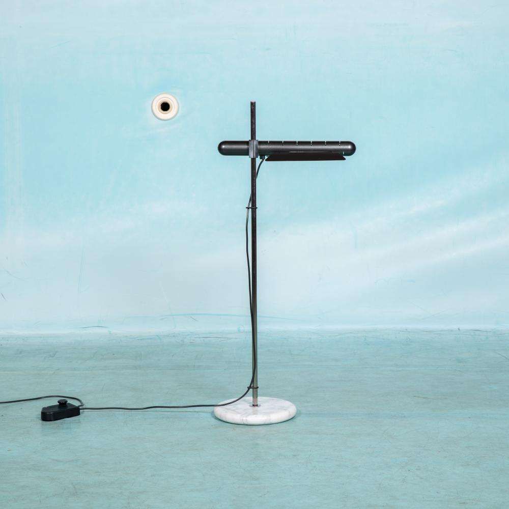 Minimalist Floor Lamp Baltensweiler, Mid Modern 70s Floor Lamp photo furniture