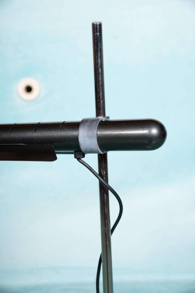 Minimalist Floor Lamp Baltensweiler, Mid Modern 70s Floor Lamp photo buy