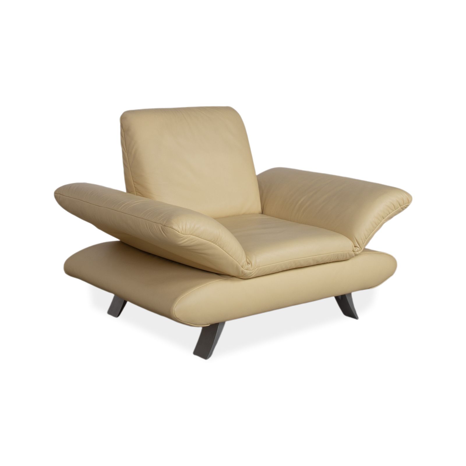 Koinor Rossini Leather Armchair Yellow Manual Function photo for sale