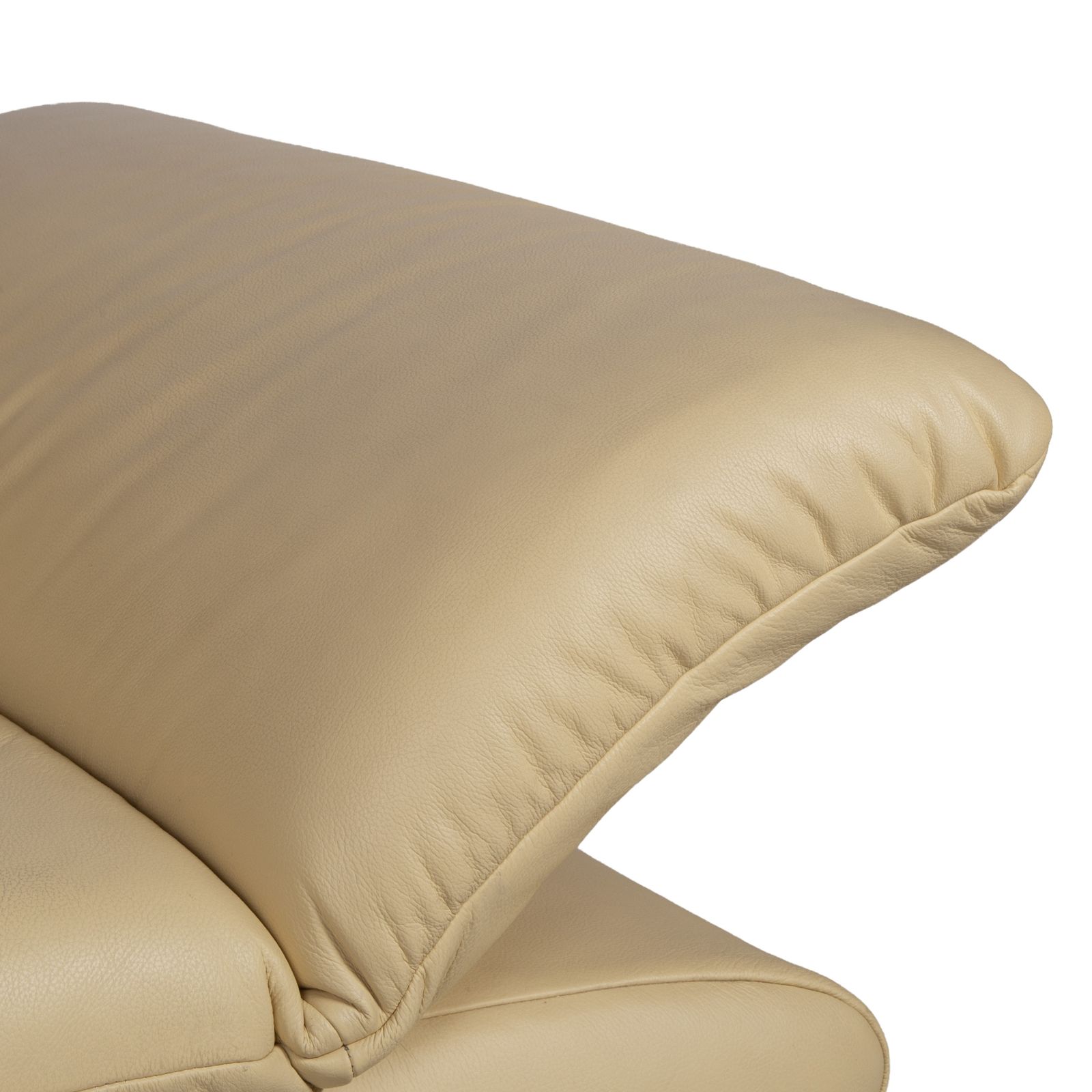 Fauteuil Koinor Rossini en cuir jaune, fonction manuelle photo buy