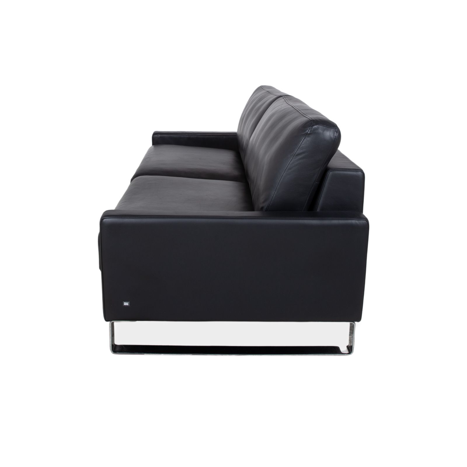 Mobilier Canapé 3 places Rolf Benz Ego en cuir noir photo