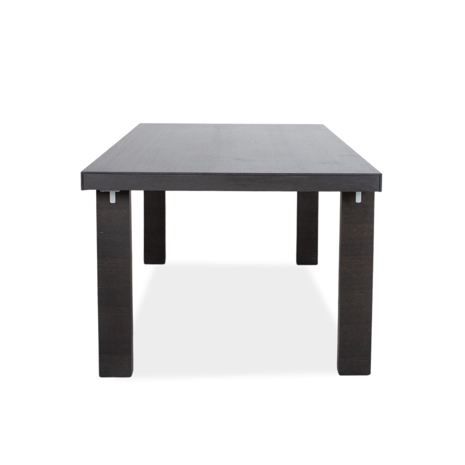 Furniture Contours Wooden Dining Table, Black, Extendable, Oak, 170 X 100 Cm photo