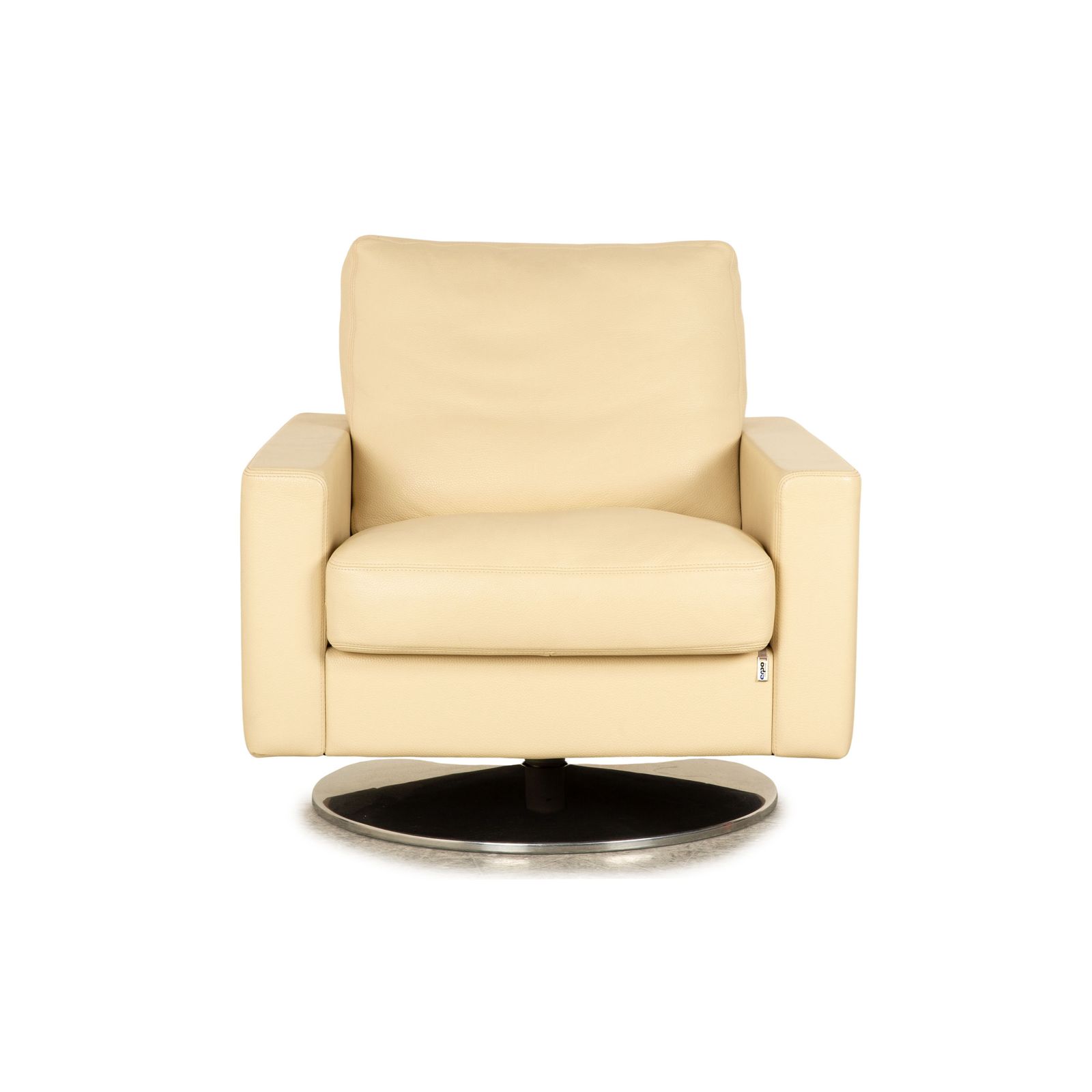 Fauteuil Erpo CL 500 en cuir crème, fonction manuelle photo vinterior