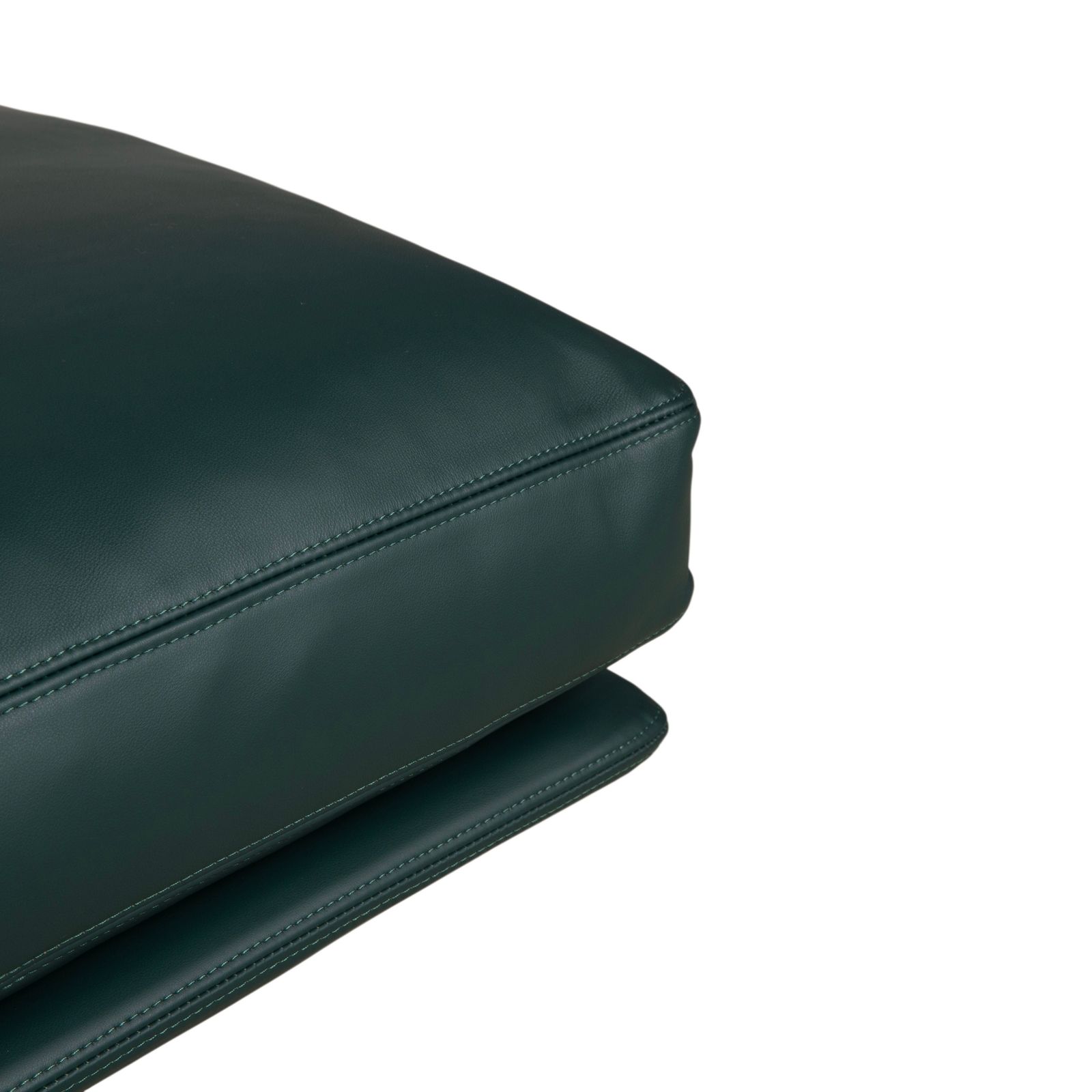 photo furniture Ensemble de fauteuils Flexform Boss en cuir vert, pivotant, fonction manuelle