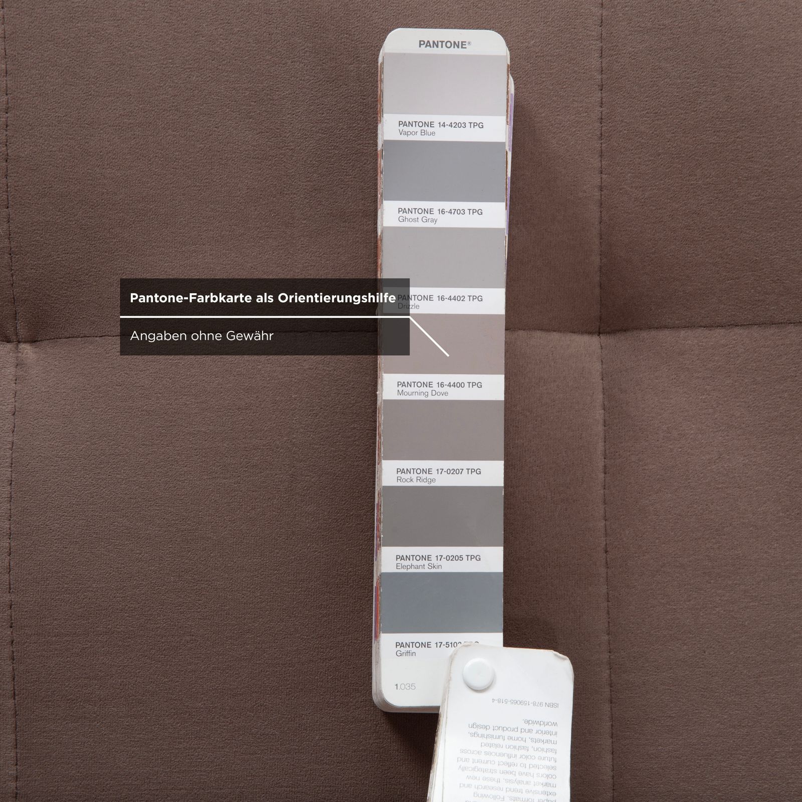 Canapé Iconx Studios Bloom 3 places en velours, gris clair beige taupe photo buy