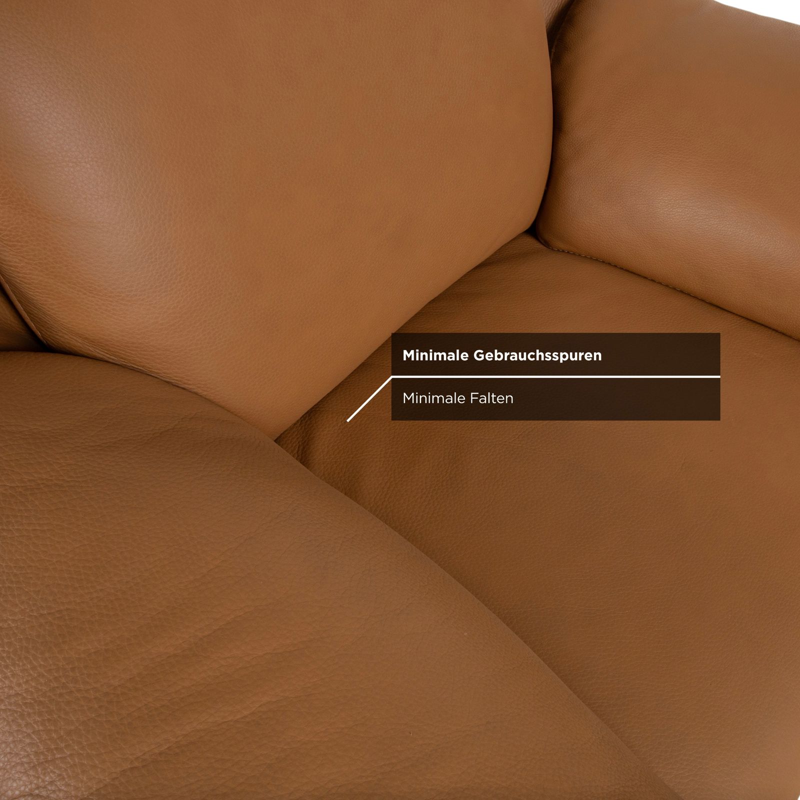Natuzzi Leren Fauteuil Bruin Cognac photo vintage