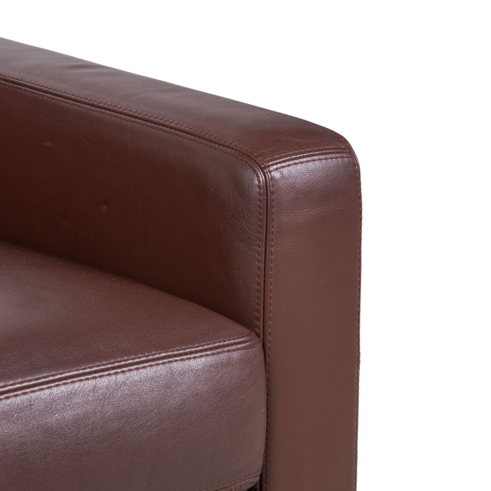 Cor Conseta Leather Armchair Brown Coffee Mahogany Incl. Headrest photo 1899.0