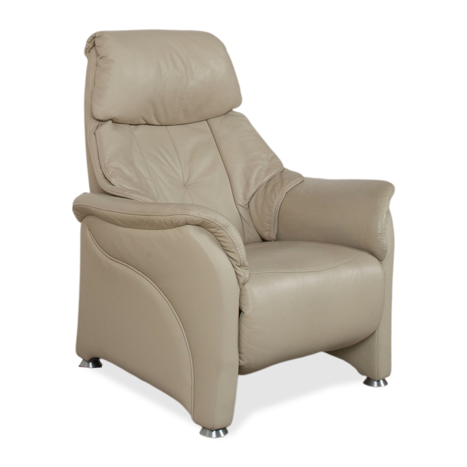 Fauteuil Himolla Cumuly 4215 en cuir beige crème, avec fonction relax manuelle photo for sale