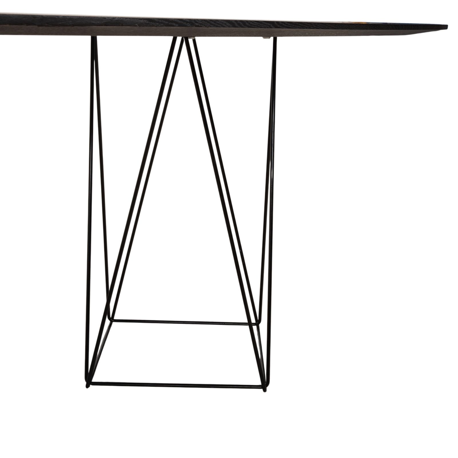 Table à manger Walter Knoll Joco en bois, noire, 220 x 95 cm photo for sale