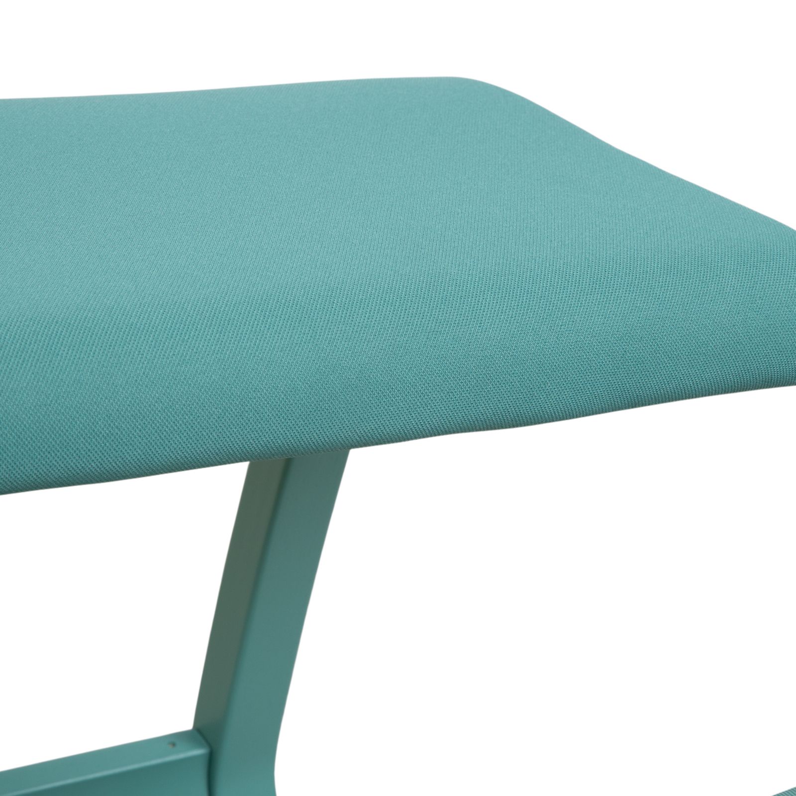 Varier Variable Monochrome Kneeling Chair Wooden Stool Fabric Turquoise Green Grotto photo for sale
