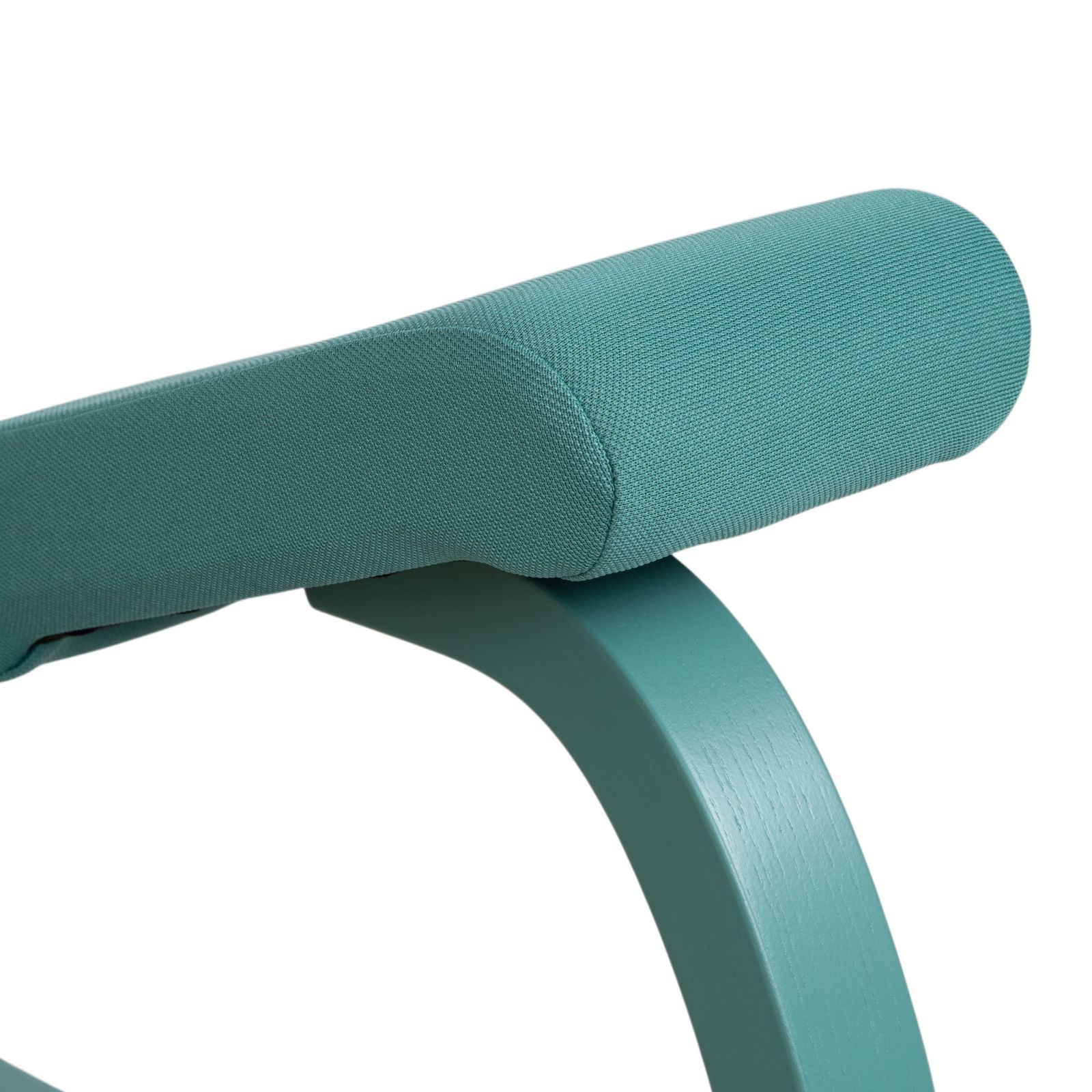 Varier Variable Monochrome Kneeling Chair Wooden Stool Fabric Turquoise Green Grotto photo Furniture