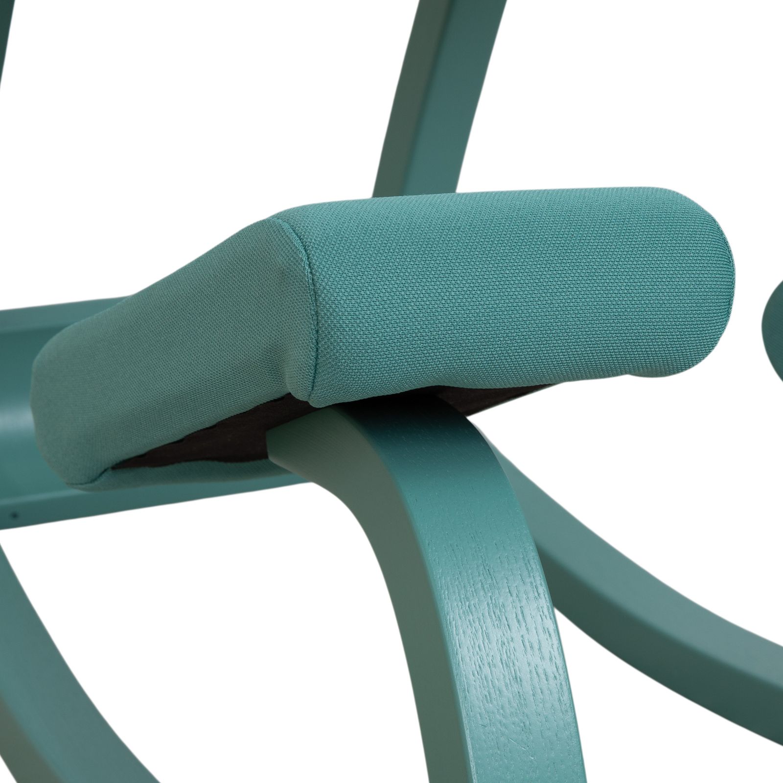 Varier Variable Monochrome Kneeling Chair Wooden Stool Fabric Turquoise Green Grotto photo 334.0
