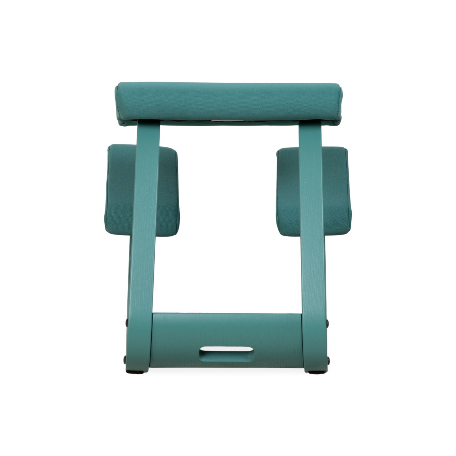 Varier Variable Monochrome Kneeling Chair Wooden Stool Fabric Turquoise Green Grotto photo vintage