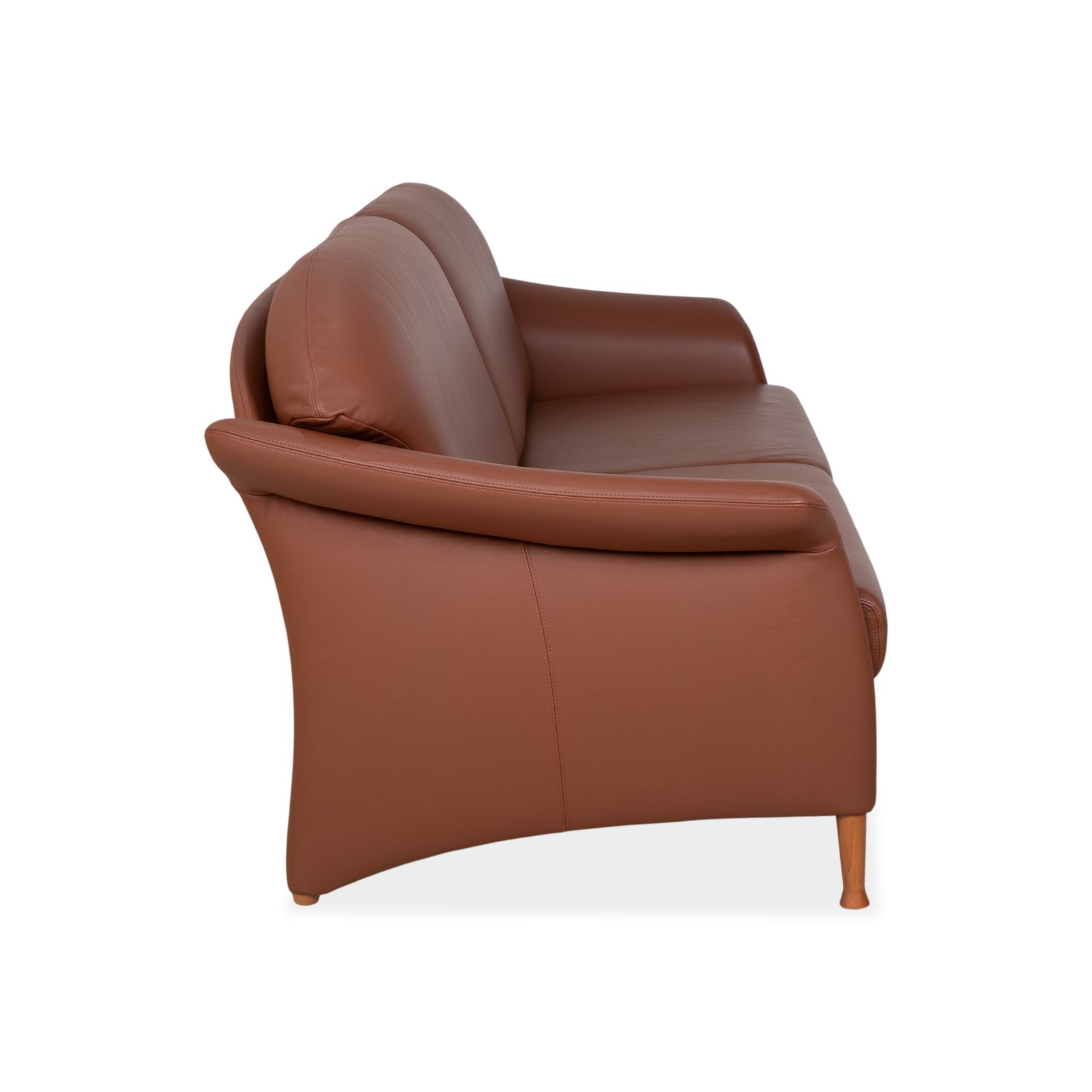 Mobilier Canapé 3 places en cuir Walter Knoll, brun photo