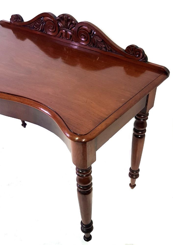 Lovely Quality 19th Century Mahogany Hall / Console Table photo Furniture