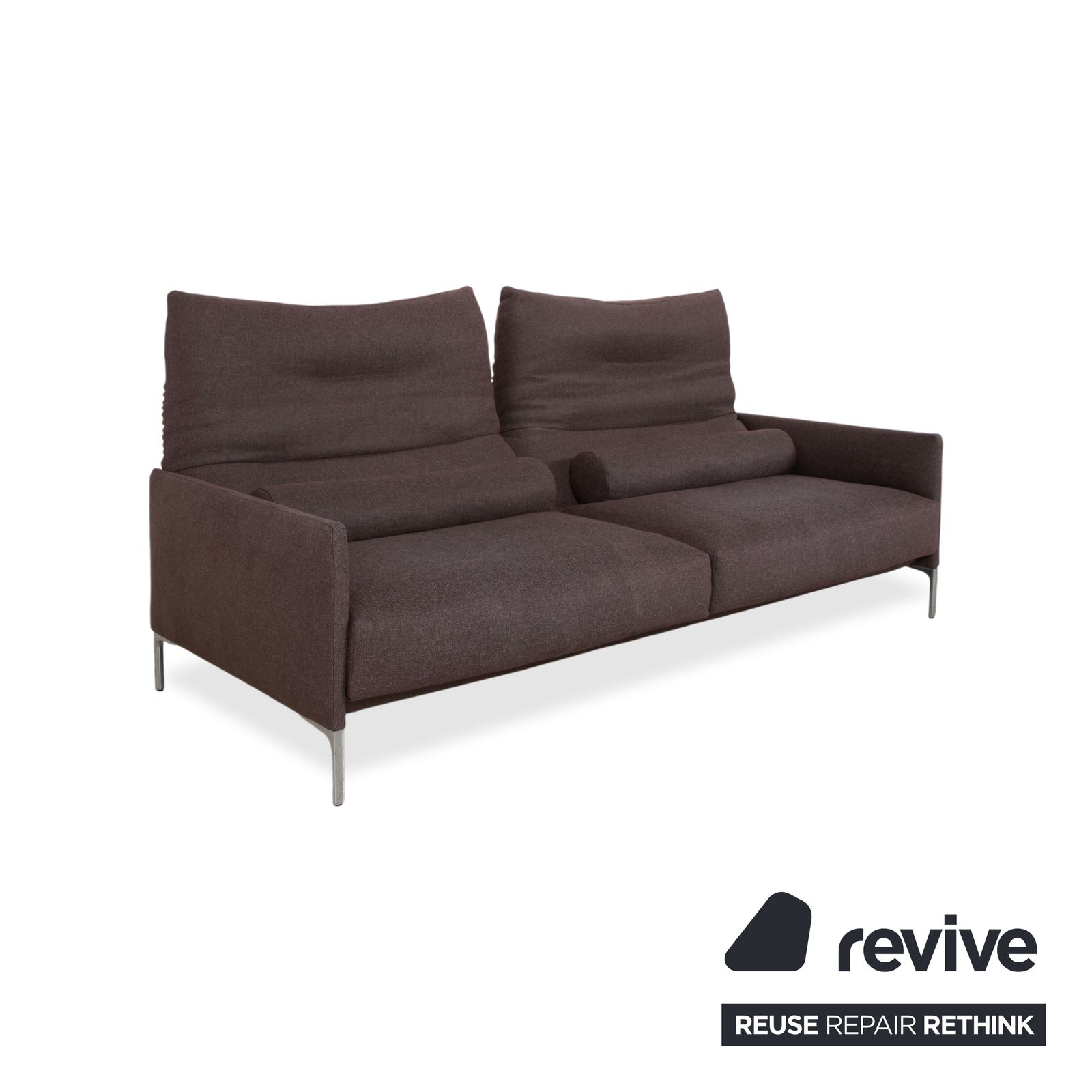 Cor Avalanche Stof Driezitter Grijs Handmatige Functie Bank photo 4359.0