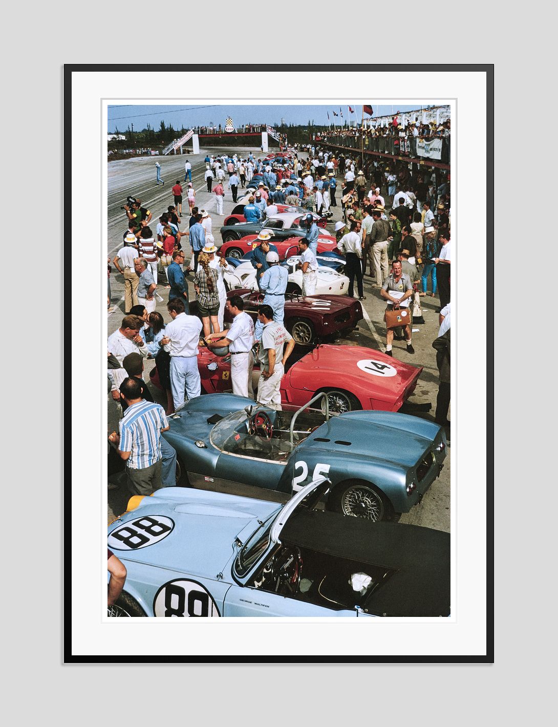 Slim Aarons 'Bahamas Speed Week' Archival Pigment Print Framed In Black photo furniture