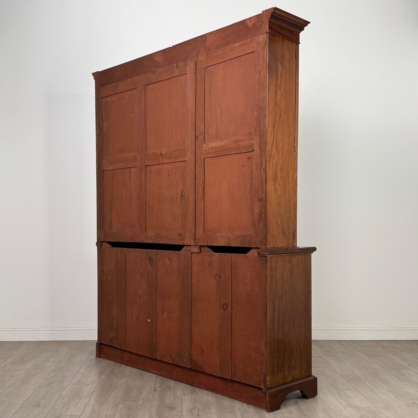 Antique 18th Century Large Georgian Bookcase In Mahogany ( Af 5610 ) photo buy