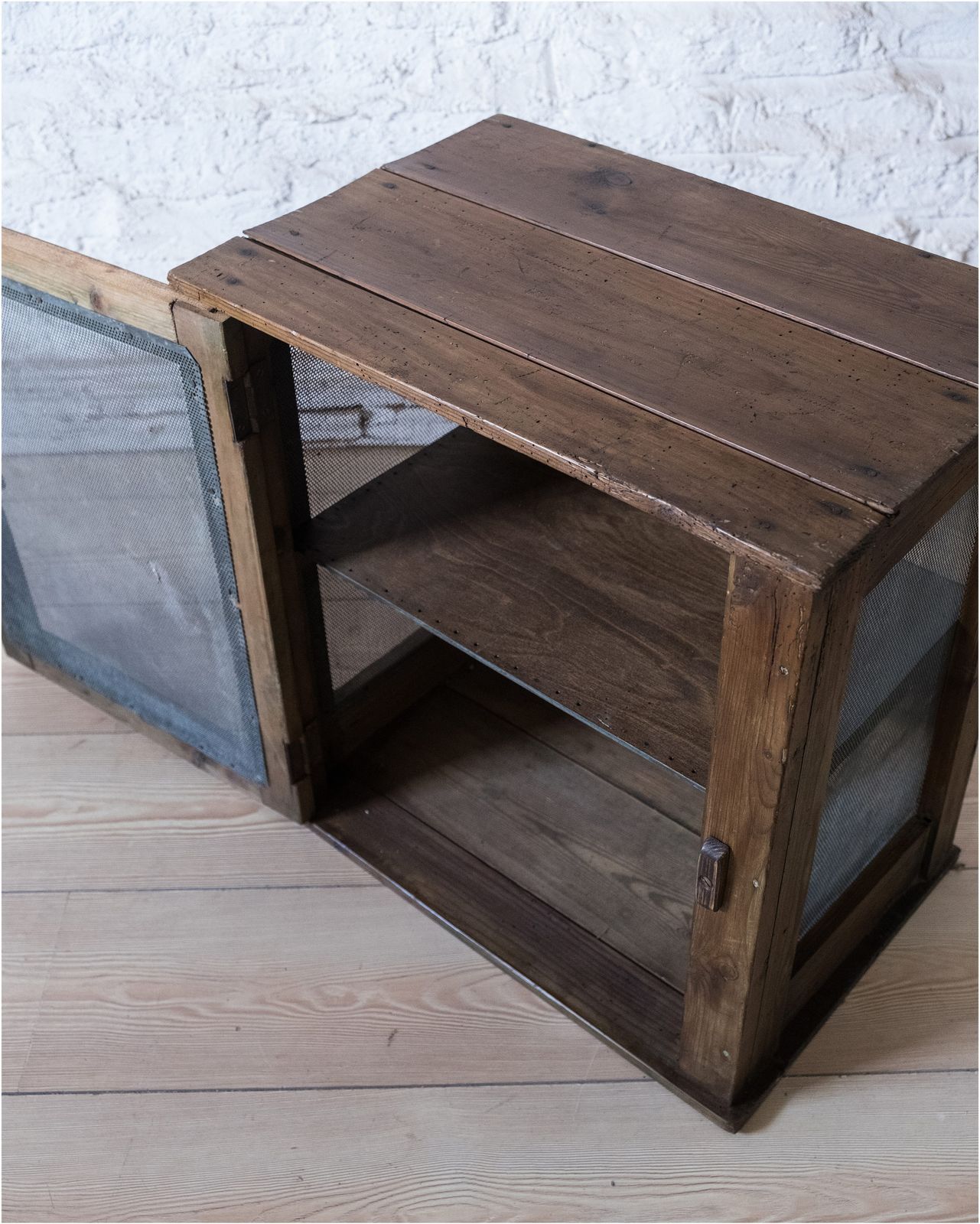 19th Century Pine Food Safe Cupboard (966) photo vinterior
