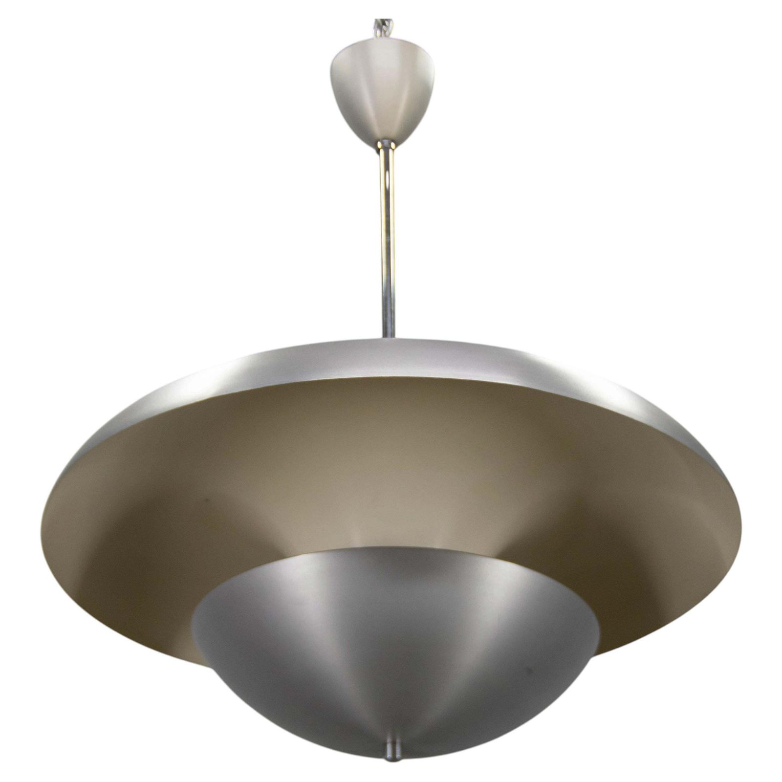 Bauhaus Chandelier By Franta Anyz For Napako, Labeled, 1940s