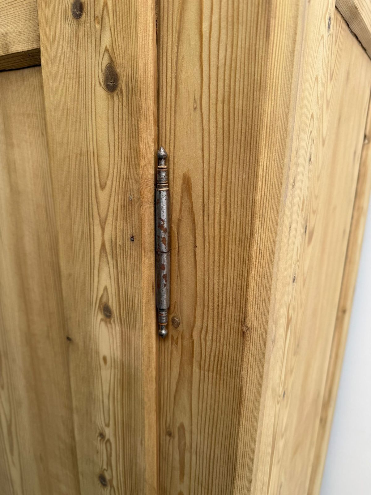 A Low Cottage Georgian Pine Knockdown Wardrobe To Paint/Wax photo furniture