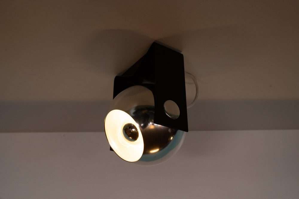 158.0 Space Age Jaren '70 Bollamp – Tafel , Wand  Of Plafondlamp photo
