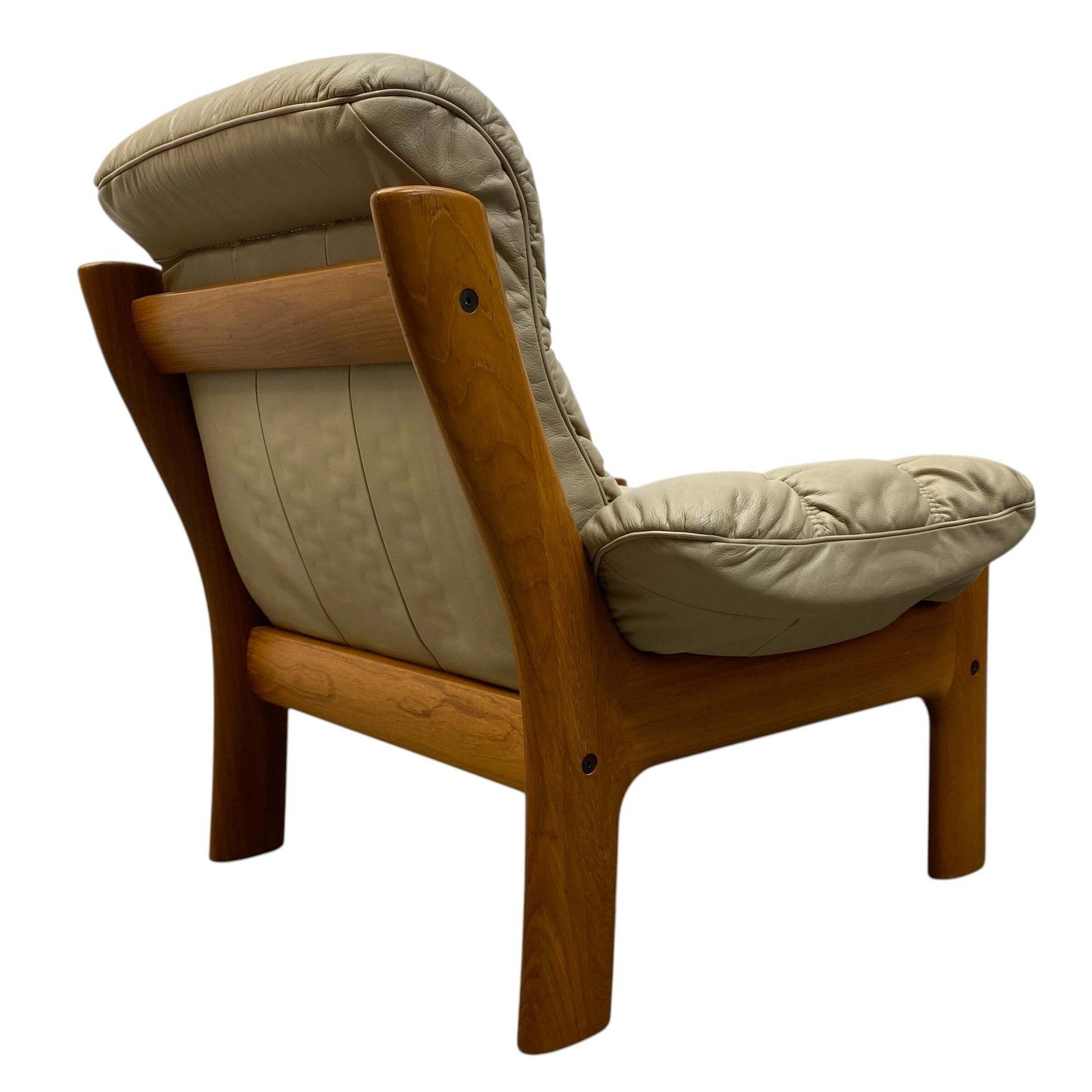 Ekornes 'Montana' Armchair Ottoman Norwegian photo vintage