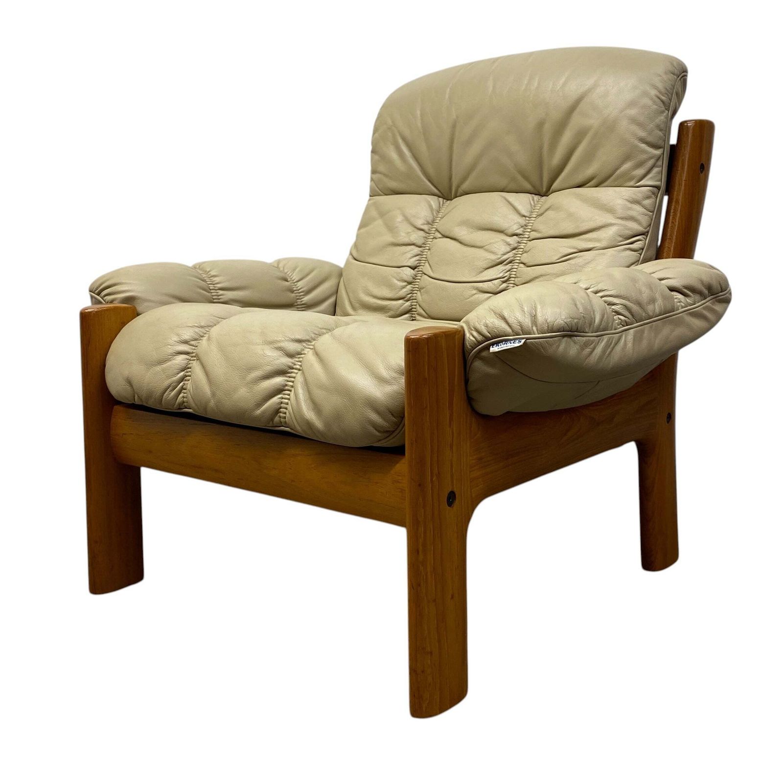 Furniture Ekornes 'Montana' Armchair Ottoman Norwegian photo
