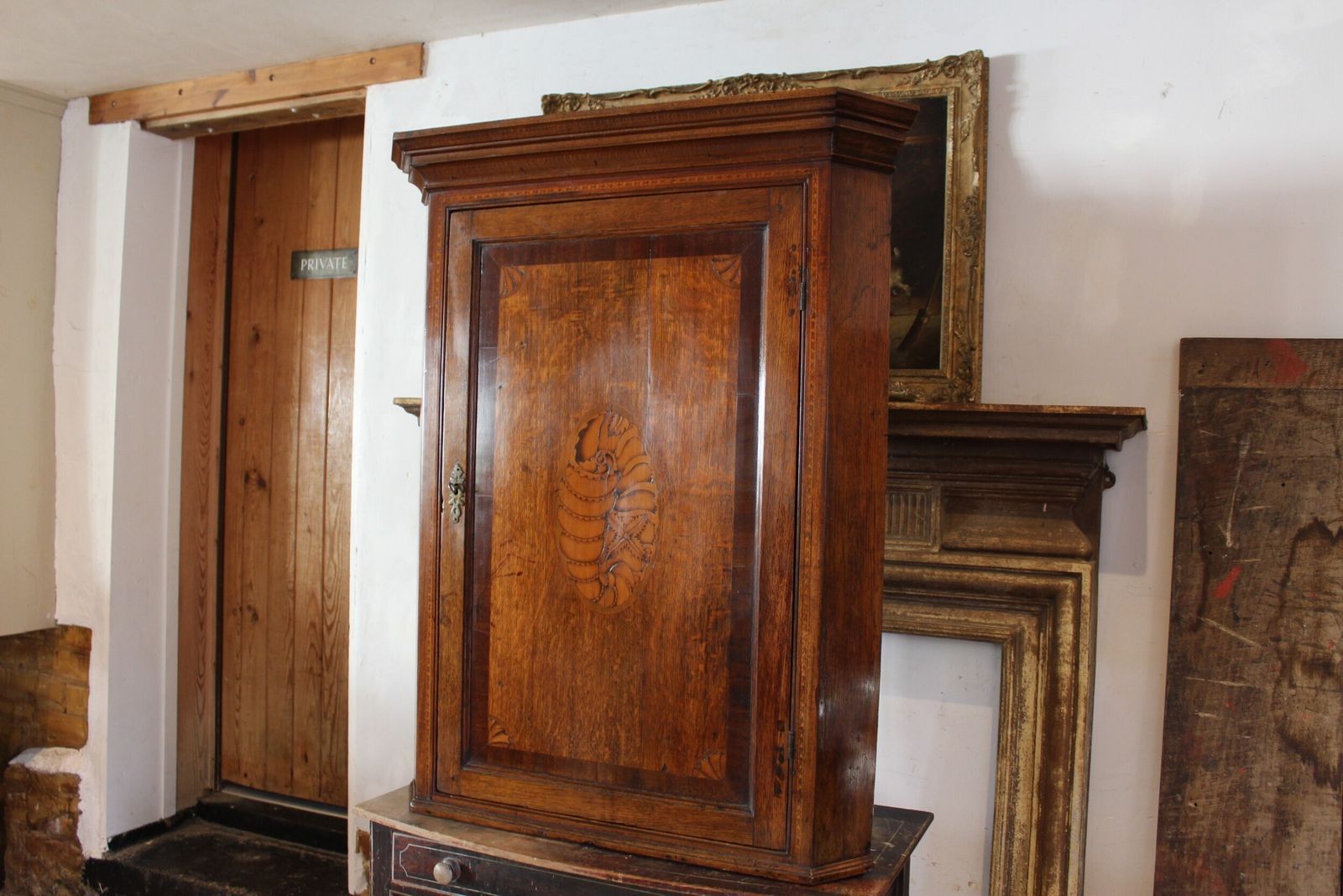 Cupboard Corner Beautiful George III Oak C1780 photo vinterior