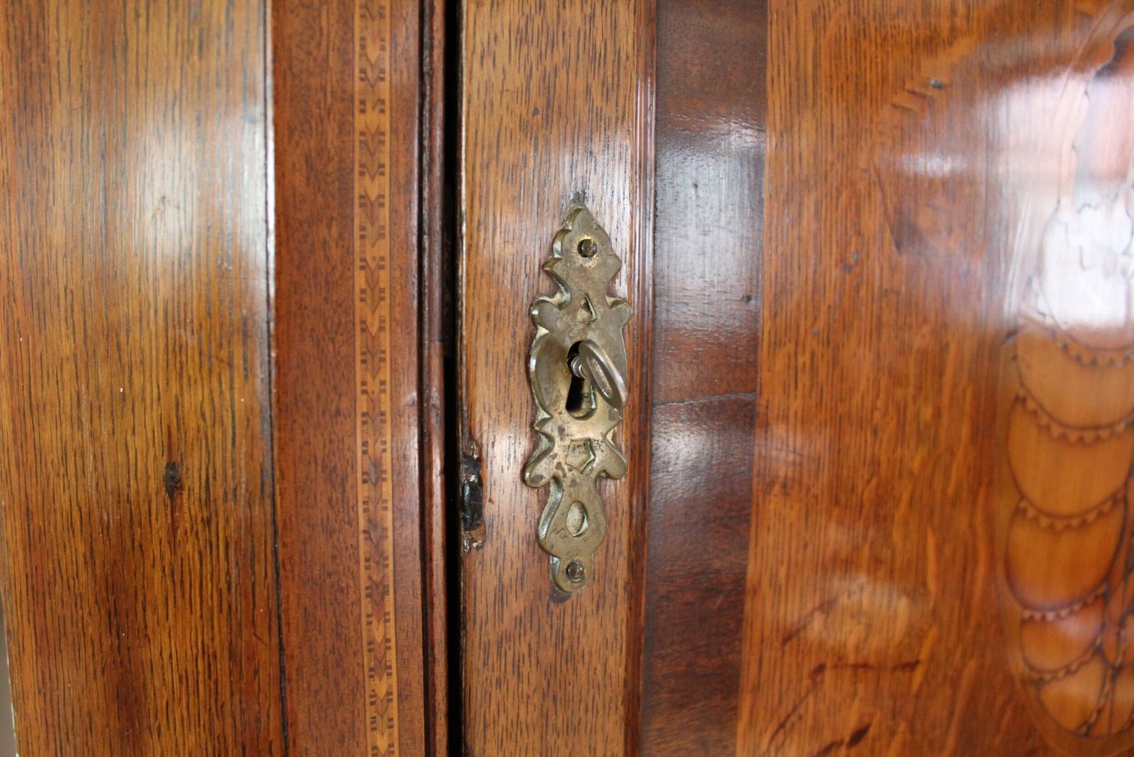 Cupboard Corner Beautiful George III Oak C1780 photo vintage