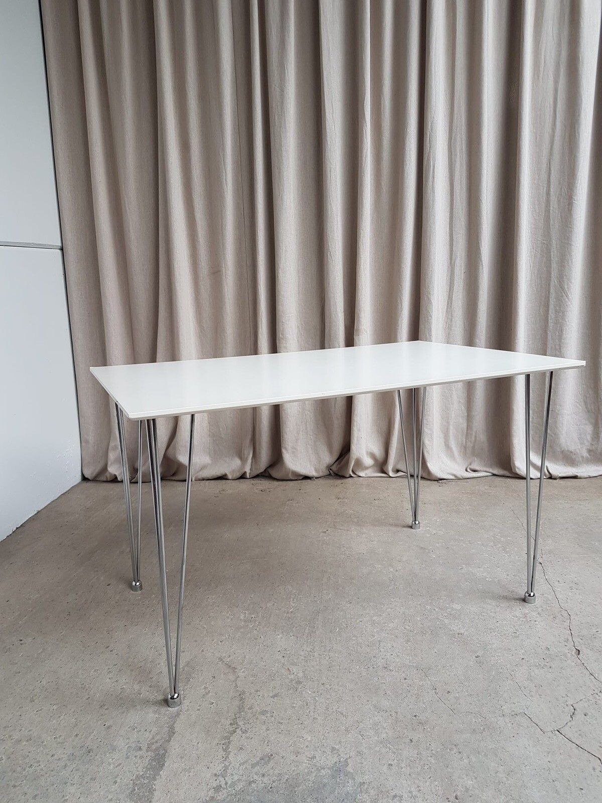 Vtg Late Mid Century Style Modernist Desk Dining Table Danish Scandi Retro R270 photo 90.0