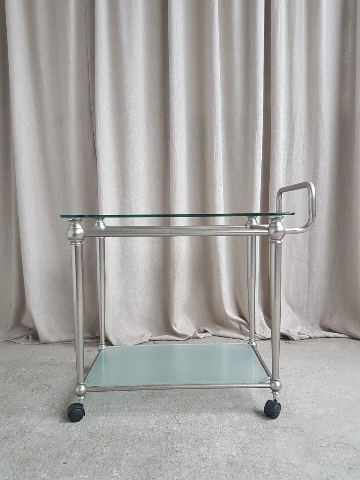 Vtg Mid Century Style Bar Side Table Trolley Retro R603 photo 85.0