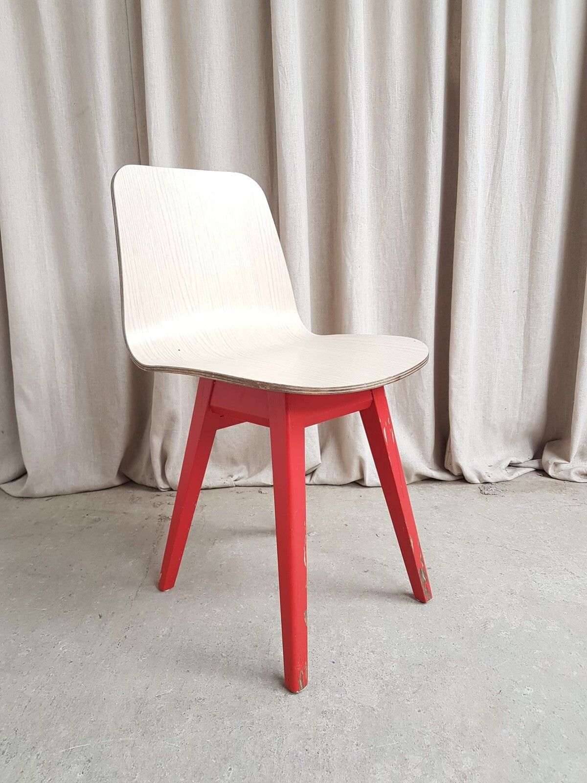 Vtg Mid Century Style Post Modern Modernist Dining Desk Side Chair Scandi R506 photo Furniture