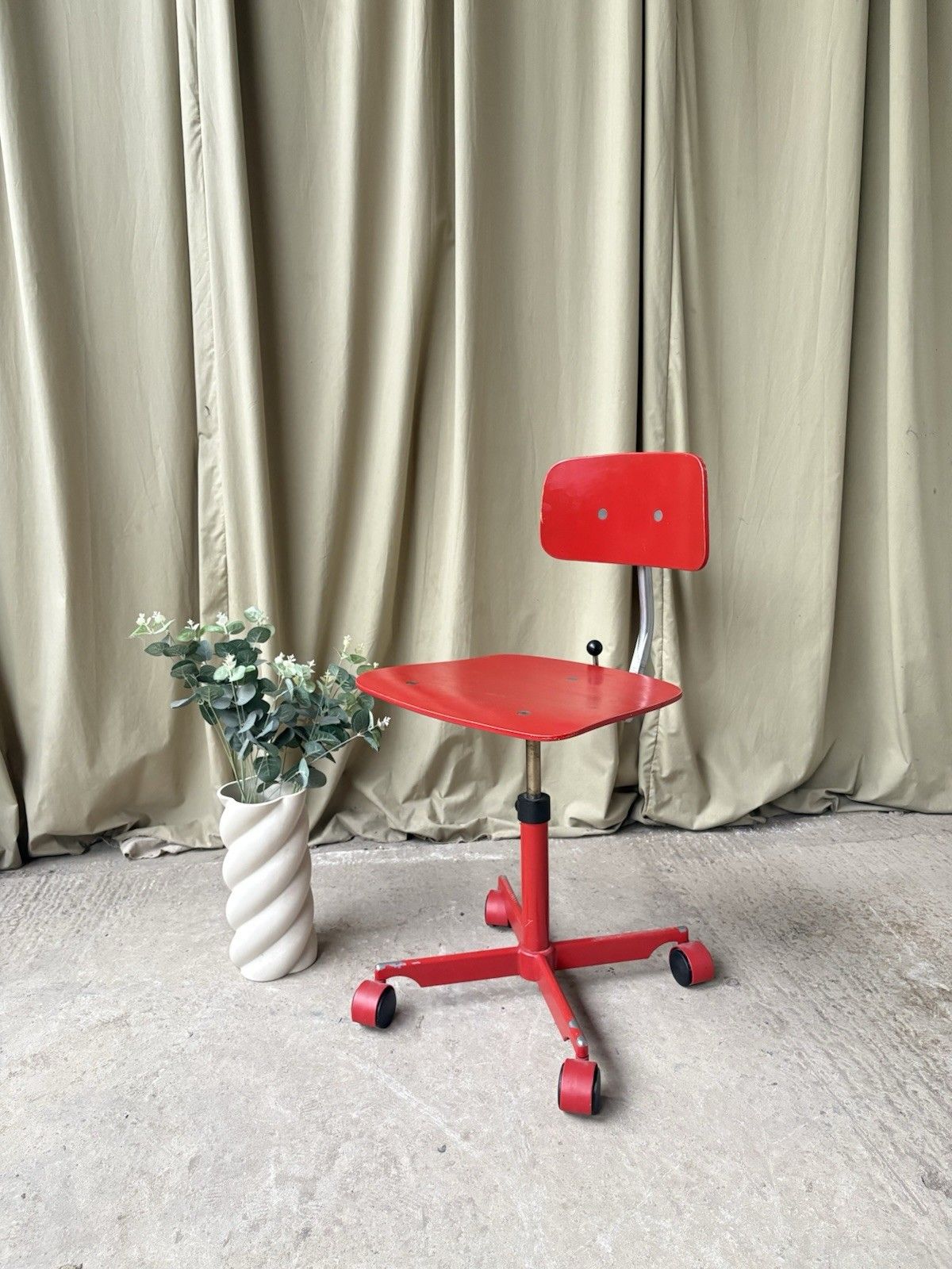 Vtg Mid Century Danish Jorgen Rasmussen Kevi Modernist Desk Task Chair 1182 photo furniture