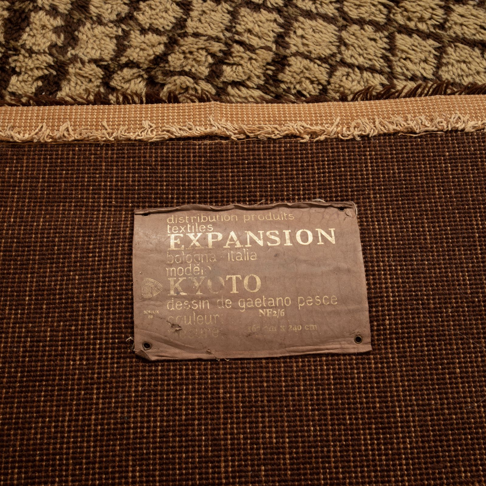 Rare Kyoto Rug By Gaetano Pesce For Expansion, 1969 photo furniture