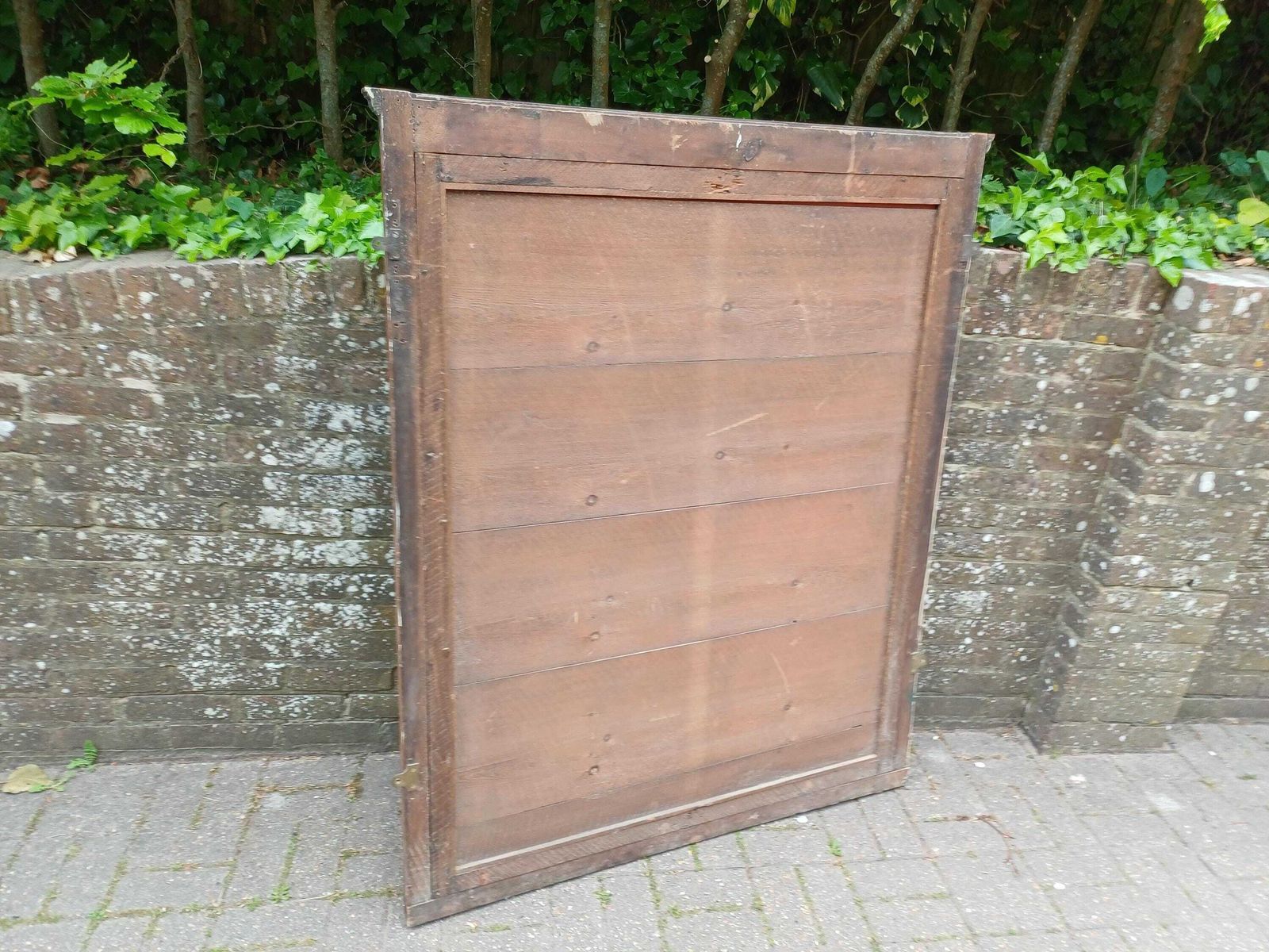 Massive Victorian Over Mantel Mirror Mahogany Wall Mirror Antique Bevelled Glass Fluted Frame Top Quality photo vintage