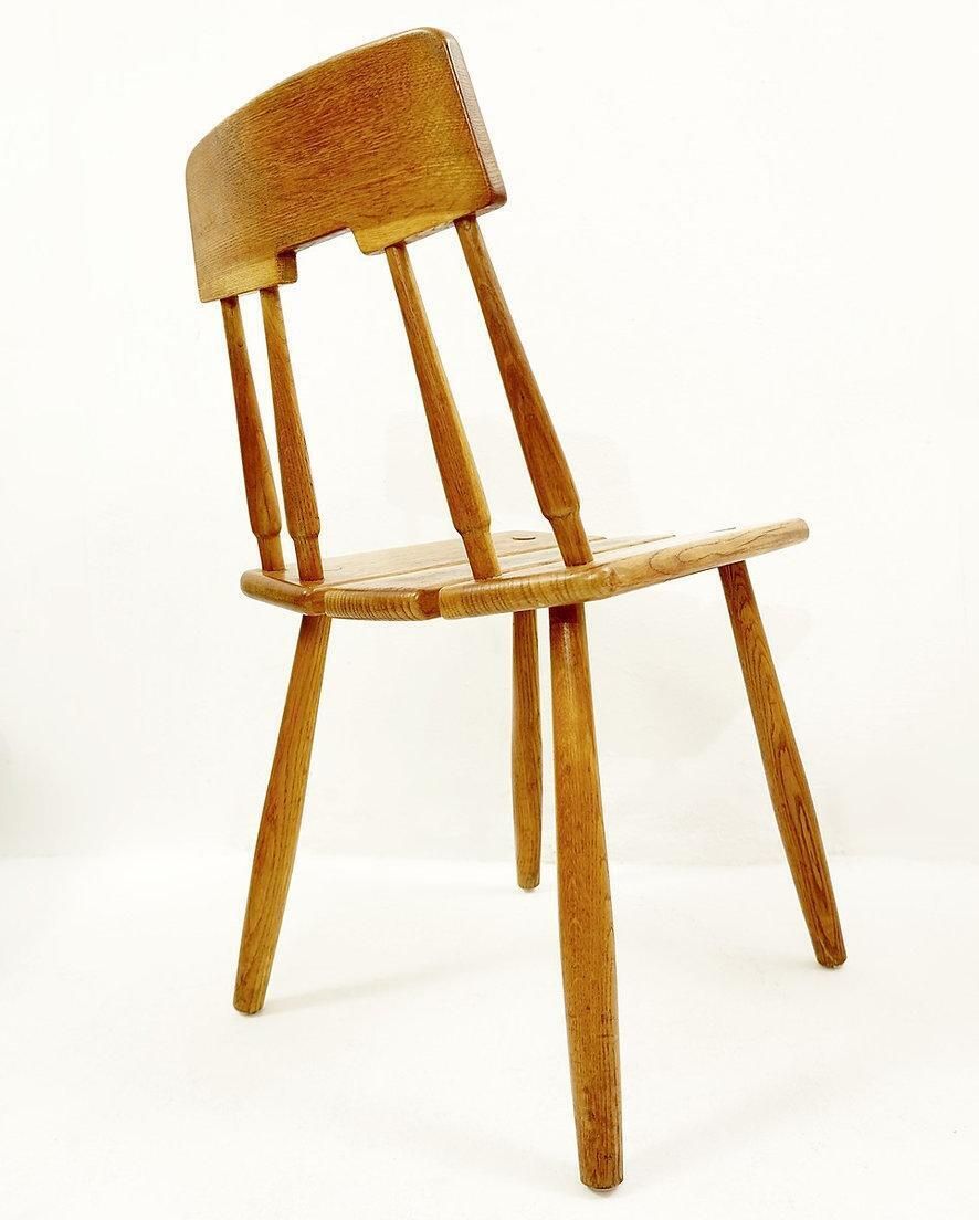 Pair Of Carl Gustav Boulogner Chairs Produced By Ab Bröderna Wigells Stolfabrik   Sweden 1960s. photo Furniture