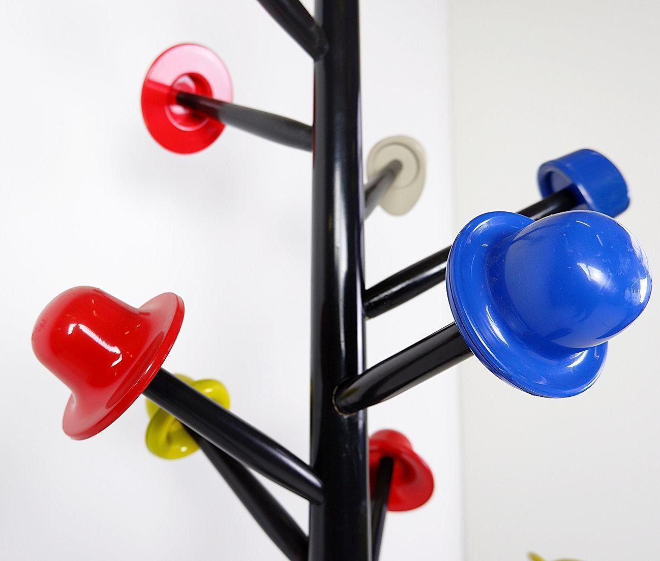 Postmodern Coat Stand 'Albero Dei Cappelli' By Ugo Nespolo For Origlia, 1978 photo buy