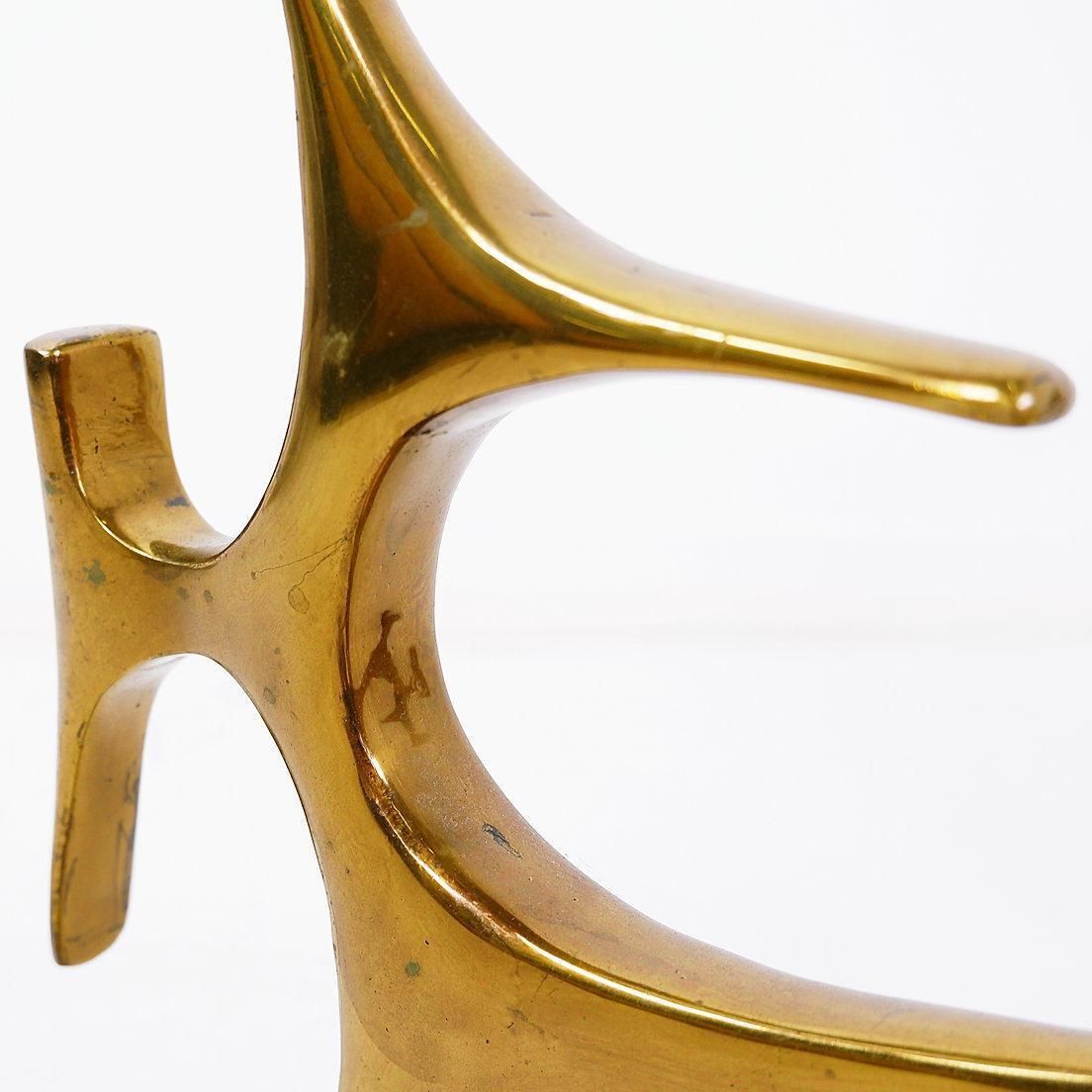 Sculptural Coffee Table In The Style Of Fred Brouard   Circa 1960s photo for sale