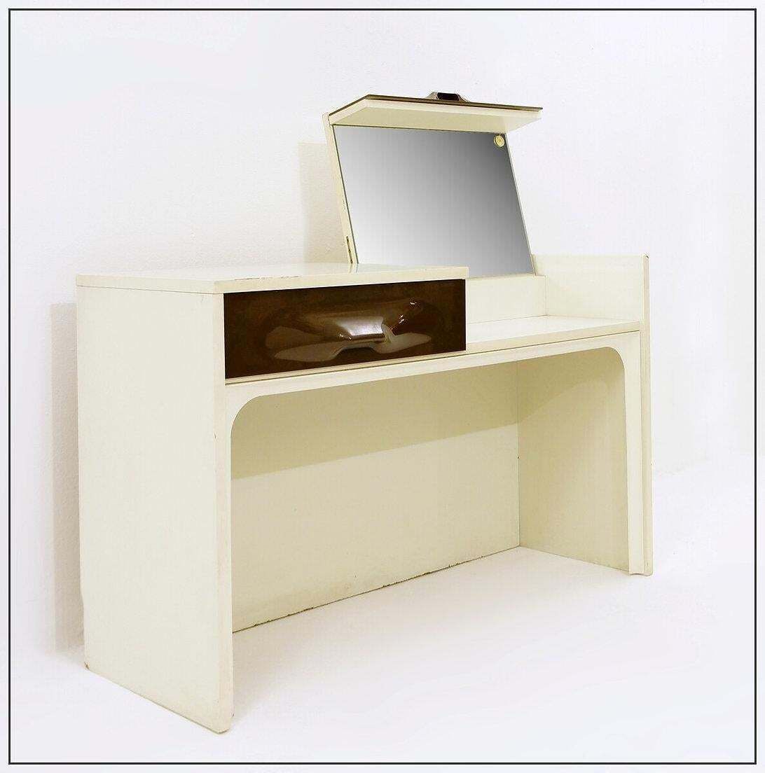 Vanity Dressing Table By Raymond Loewy By Doubinsky Frères In The 1960s photo vinterior