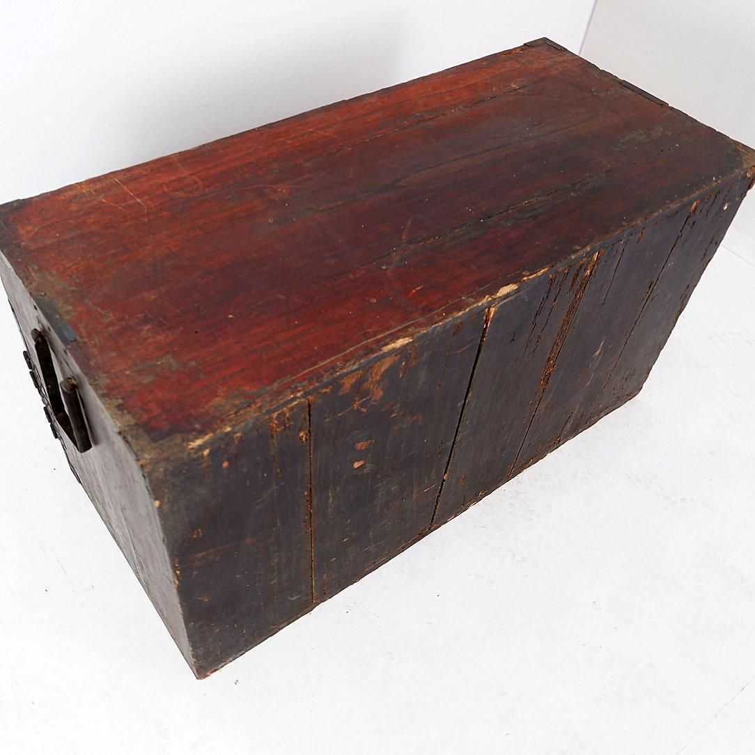 19th Century Antique Japanese Todana Tansu Storage Cabinet photo vinterior
