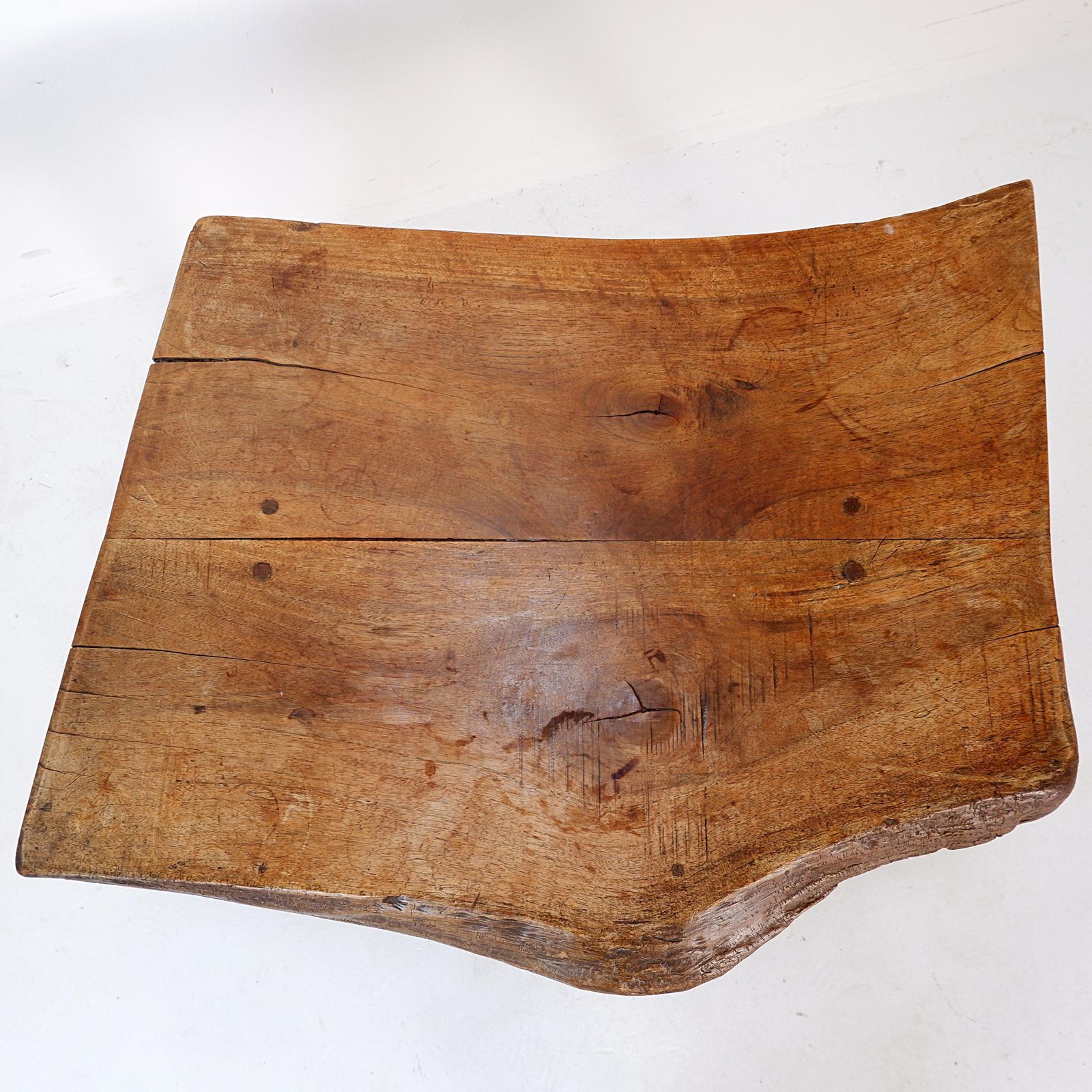 Free Form Brutalist Coffee Table, Wood, Wabi Sabi Style, Circa 1960 photo for sale