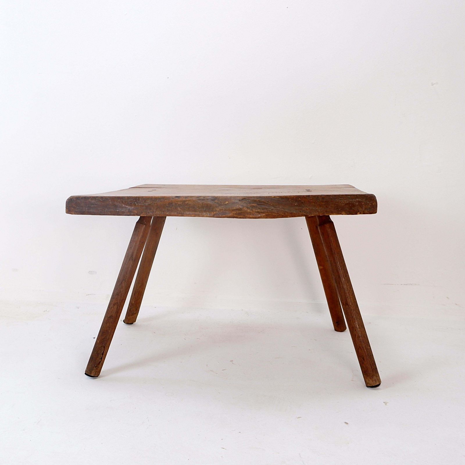 484.0 Free Form Brutalist Coffee Table, Wood, Wabi Sabi Style, Circa 1960 photo