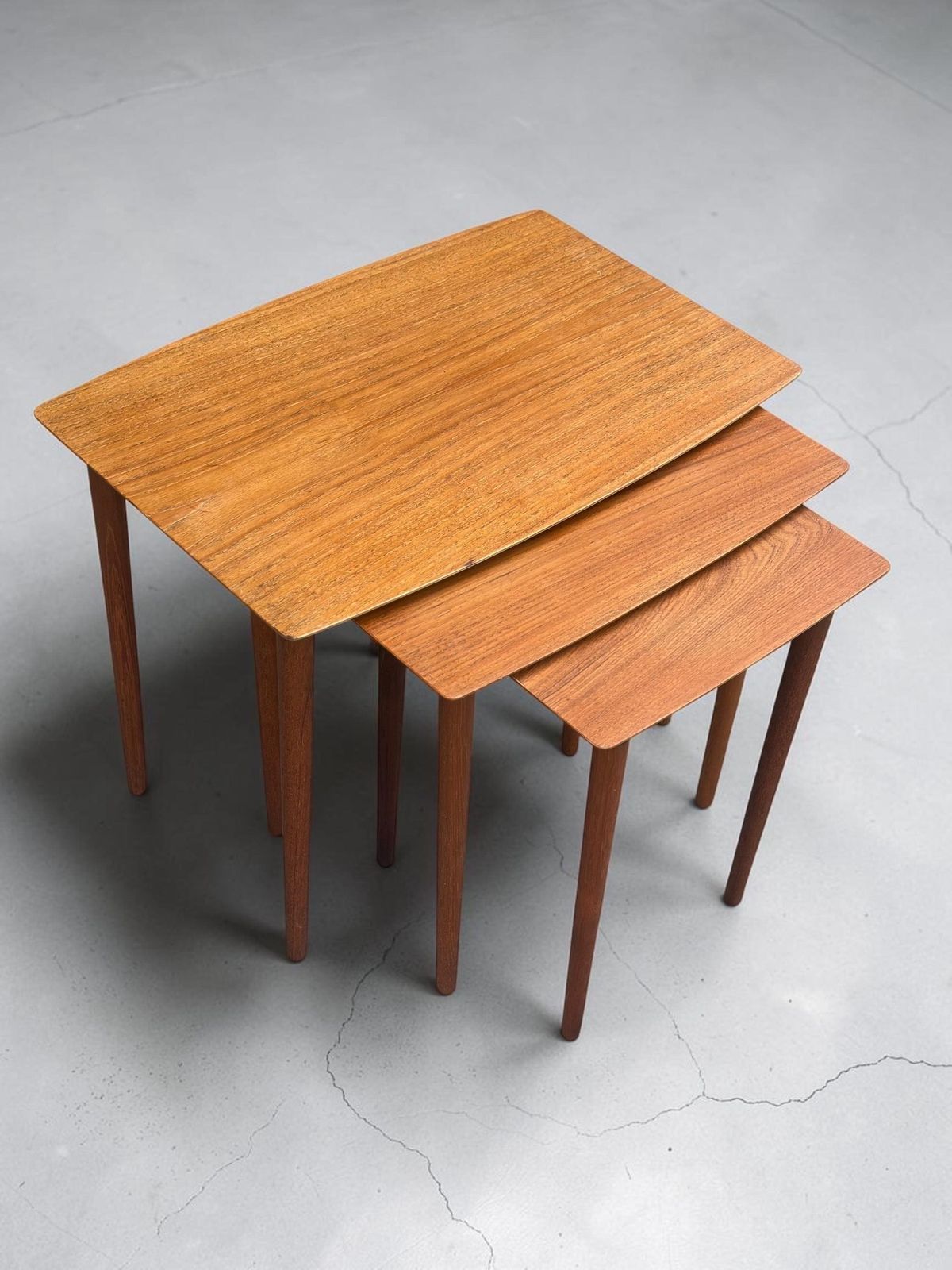 Teak Nest Of Tables, British, Heals C.1960s photo buy