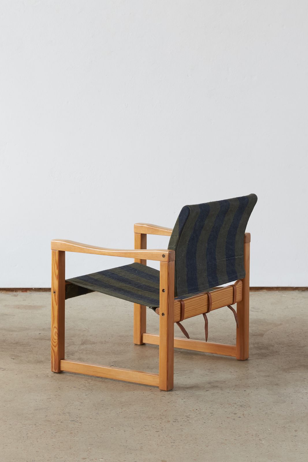 Pair Of Wood And Canvas Safari Chairs By Karin Mobring, C1970 photo buy