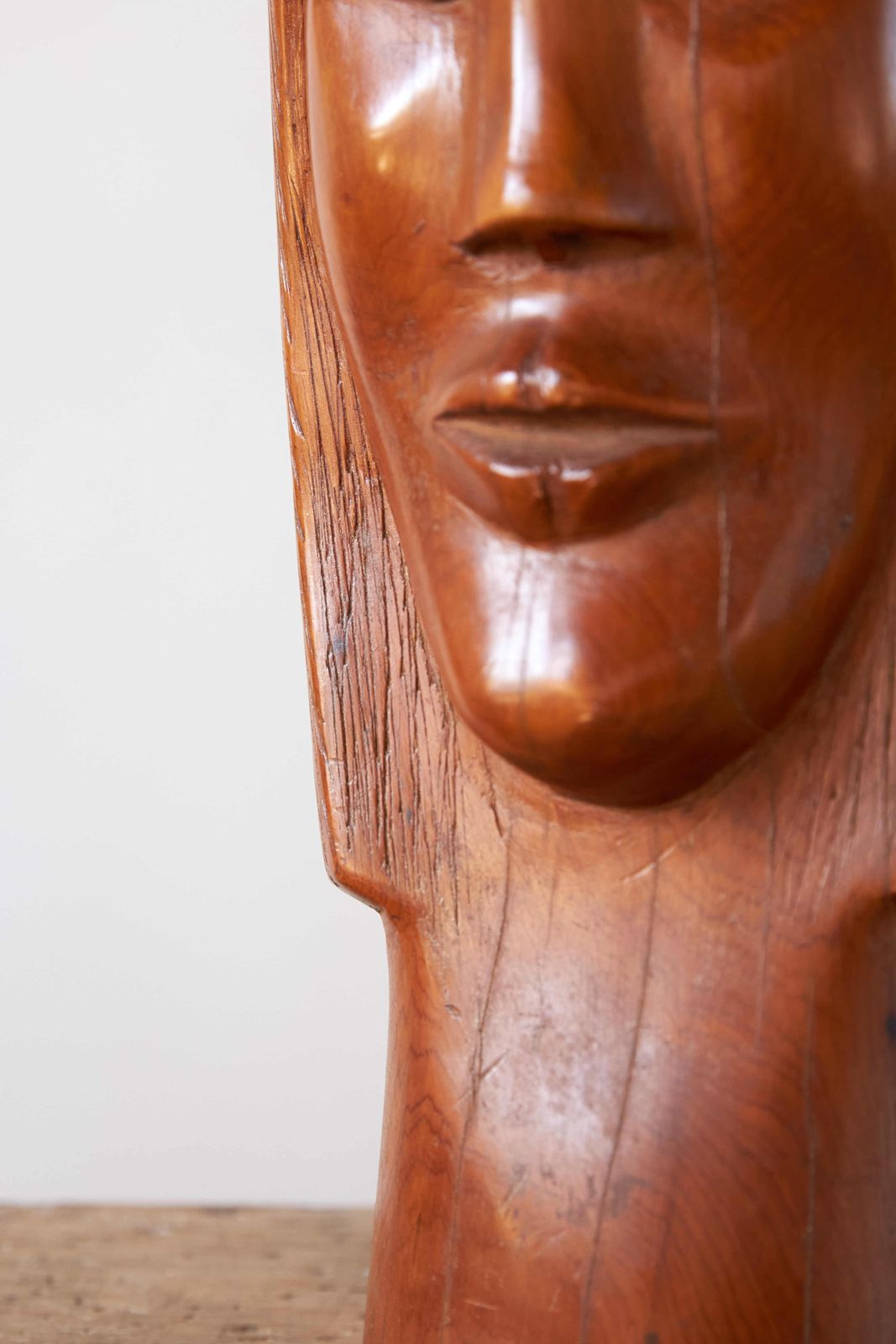 Cuban Modernist Carving Of A Head By Sculptor Florencio Gelabert photo buy